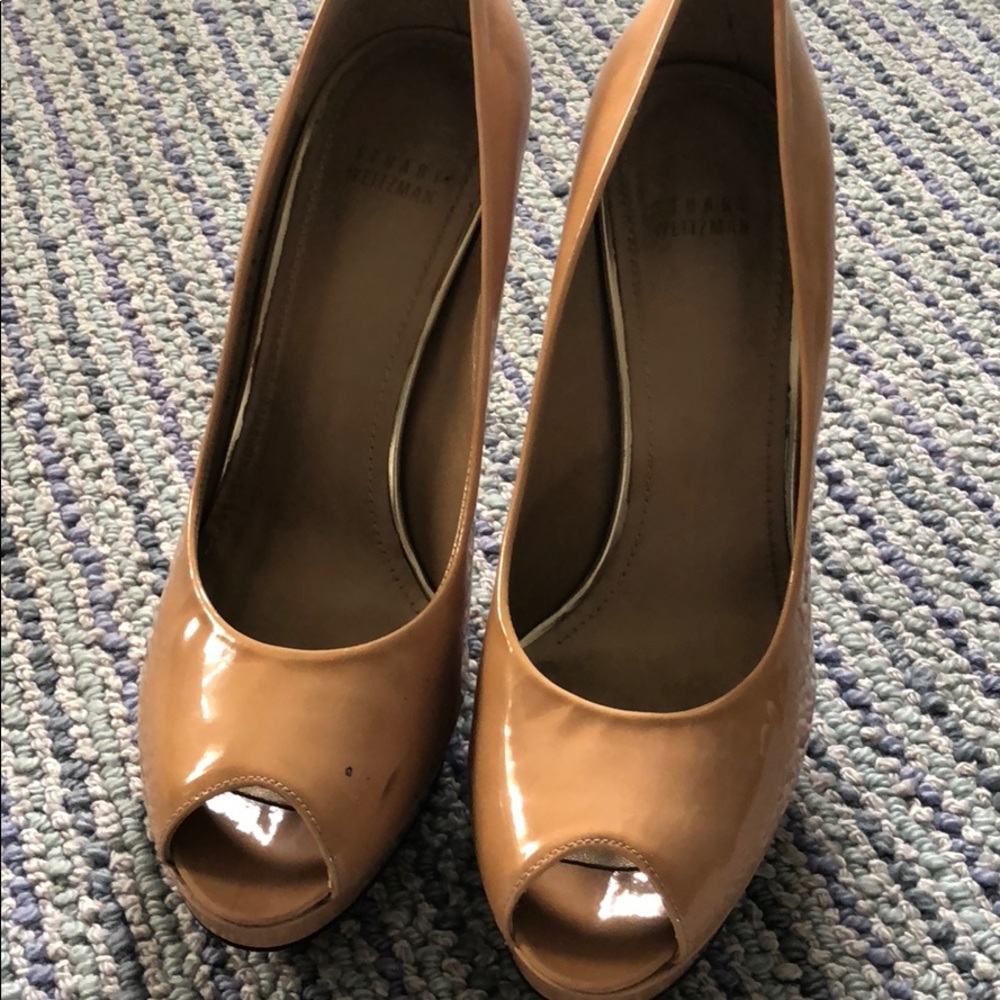 Stuart Weitzman peep toe heels